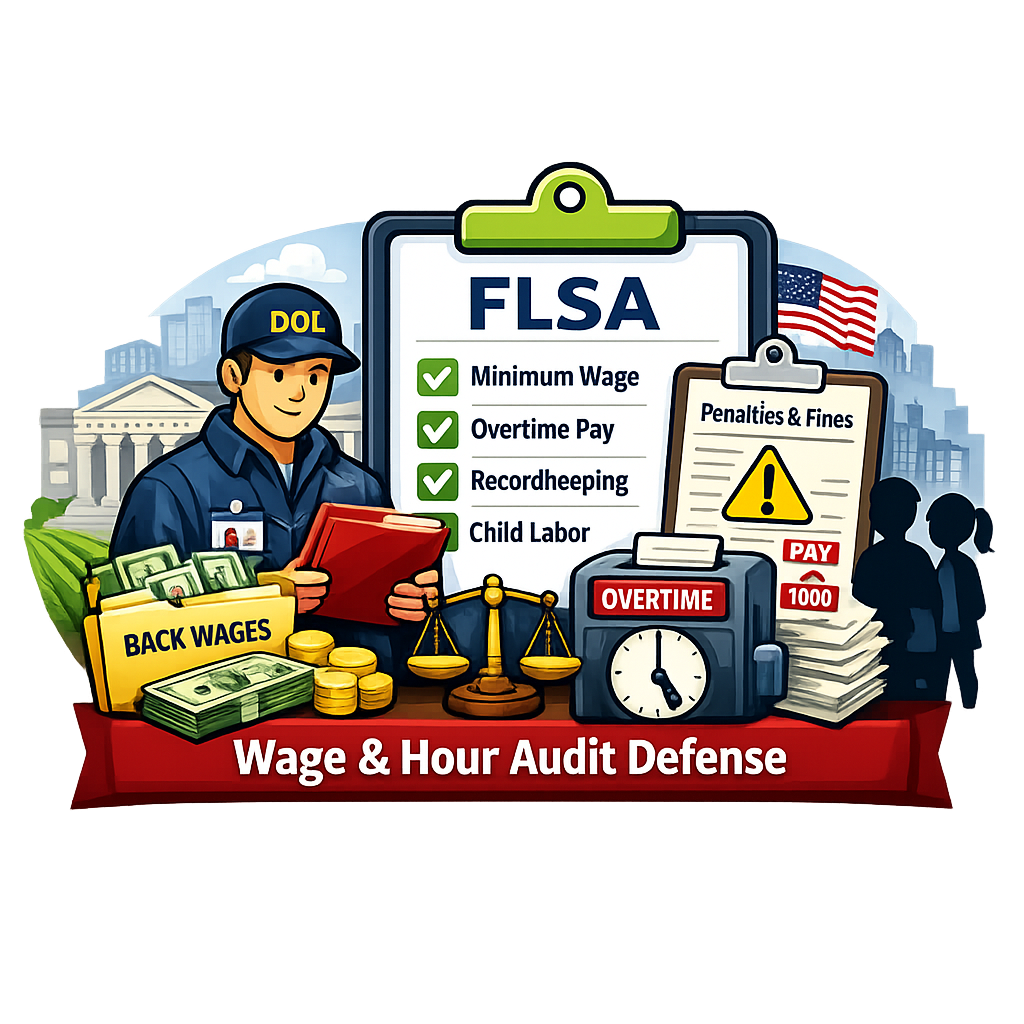 Icon representing independent third-party monitoring of a DOL consent order or enhanced compliance agreement